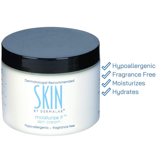 Moisturize it Skin Cream 4 Ounce | Hypo Allergenic Moisturizing Cream Hydrates Skin | Gentle & Safe for Adults, Children, & Infants